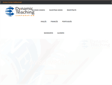 Tablet Screenshot of dynamic-teaching.edu.co